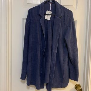 Free People All About the Feels Button down Top